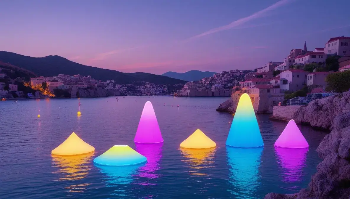 Neon arkaplan üzerinde teşekkür görselleştirmesi